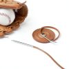 Skylety Baseball Glove Laces Brown Cowhide-6