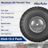 MaxAuto 25x8-12 Front ATV Mud Tires for UTV-2