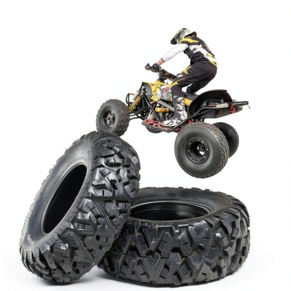 MaxAuto UTV Mud Tire Package 27x9-14 and 27x11-14-7