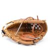 Skylety Baseball Glove Laces Brown Cowhide-2