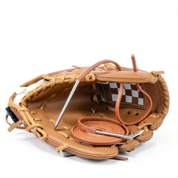 Skylety Baseball Glove Laces Brown Cowhide-2