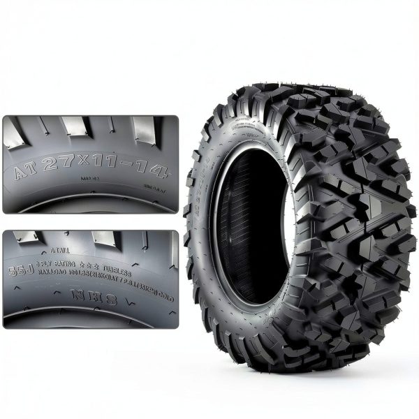 UTV Rear Mud Tire MaxAuto 27x11-14 ATV 6PR-2