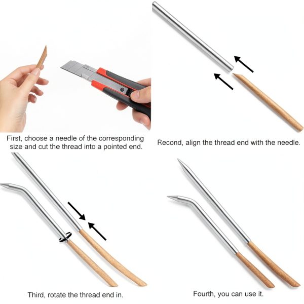Baseball Lacing Needles Stainless Steel NQEUEPN-5
