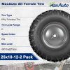 MaxAuto 25x8-12 Front ATV Mud Tires for UTV-4