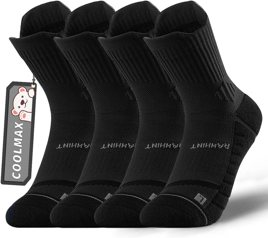 Child wearing BrandX compression socks during a soccer game