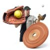 Skylety Baseball Glove Laces Brown Cowhide-3