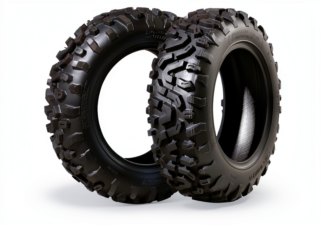 Mckinley X612 ATV Trail Tires on a rocky terrain