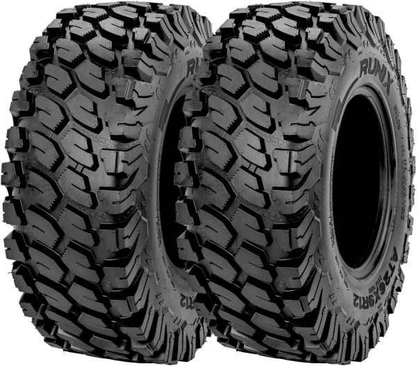RUNIX TerraVance ATV Trail Tires 25X8R12 Radial Construction-0