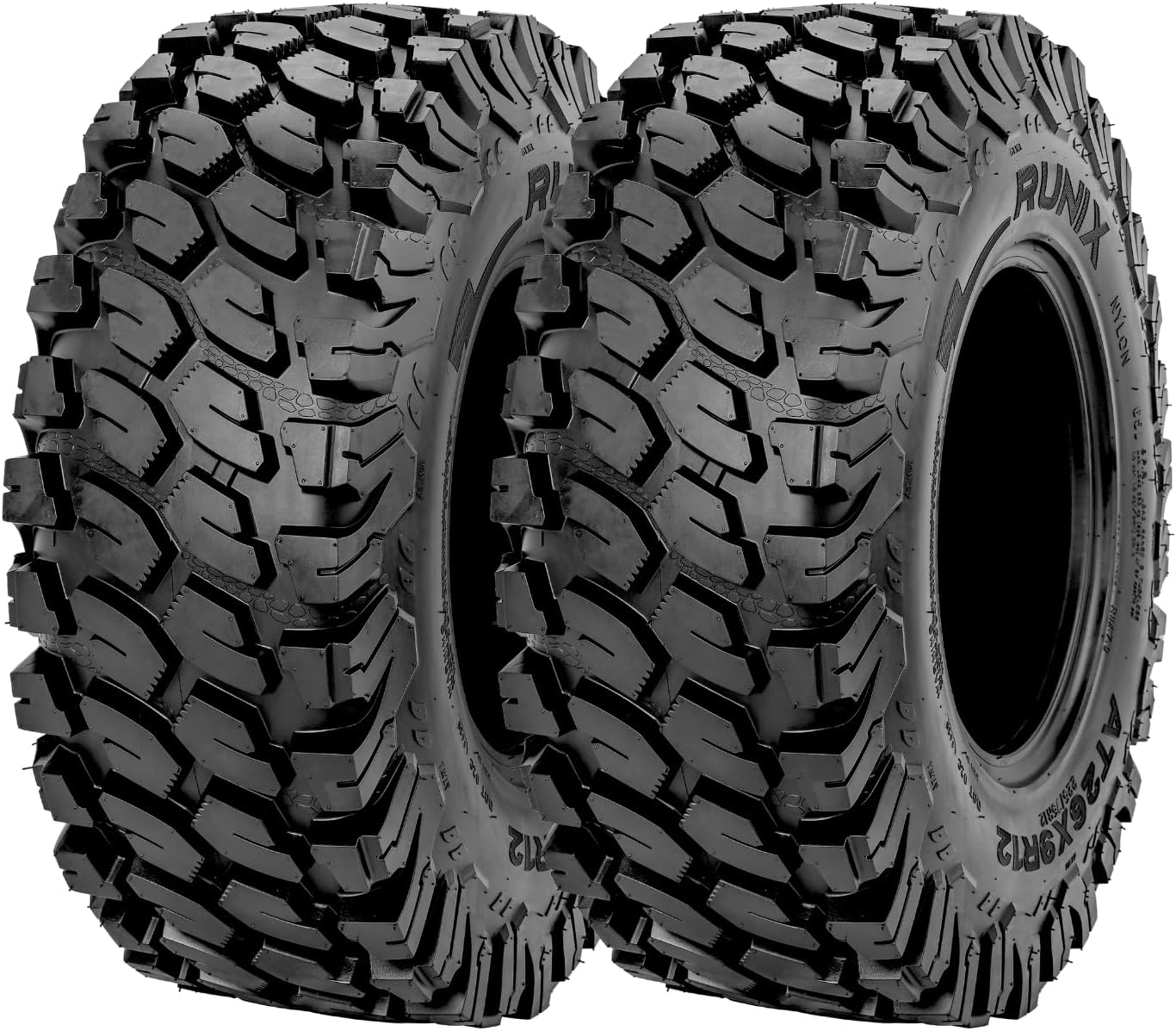 RUNIX TerraVance ATV Trail Tire on a rocky terrain