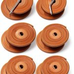 Skylety Baseball Glove Laces Brown Cowhide-0