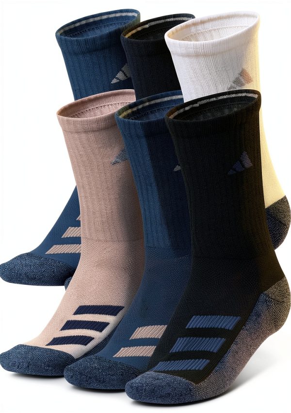 Girls Running Socks adidas Moisture Wicking-0