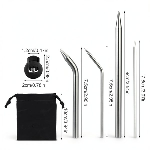 Baseball Lacing Needles Stainless Steel NQEUEPN-4