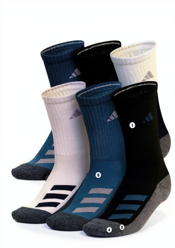 Girls Running Socks adidas Moisture Wicking-1