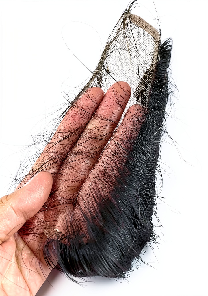 BEEOS HD lace hair tie being used in a gym setting