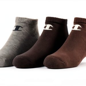 Champion Boys Ankle Socks Half Cushion No Show-0