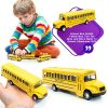 Restroma Mini School Bus Pull Back Toy Yellow 5.5 x 1.4 x 1.5 Inch-6