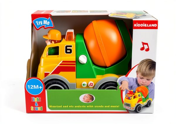 Bright Harvest Toys Cement Mixer Toy for Kids-2