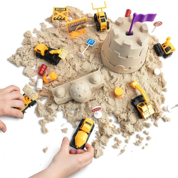 Toy Construction Vehicles TOY Life Mini Set Kids-4