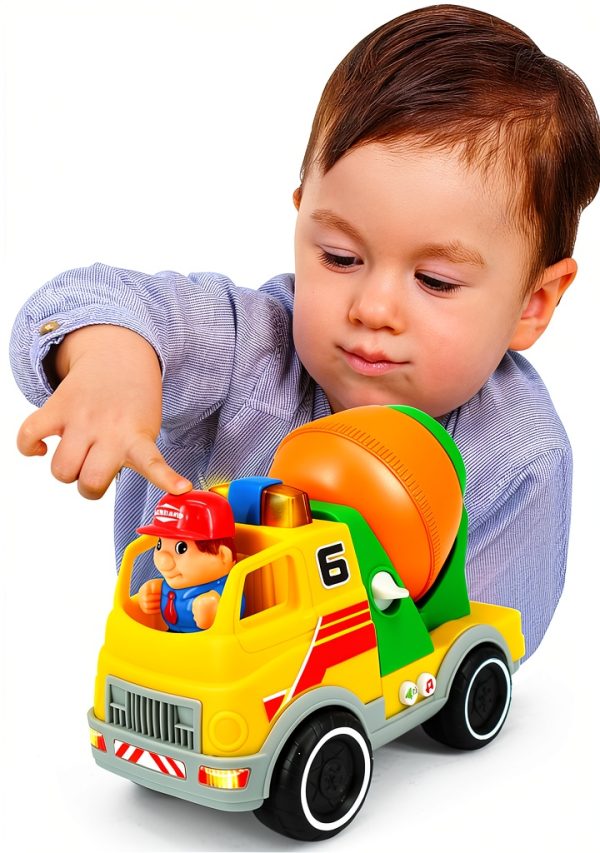 Bright Harvest Toys Cement Mixer Toy for Kids-1