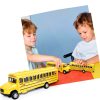 Restroma Mini School Bus Pull Back Toy Yellow 5.5 x 1.4 x 1.5 Inch-2
