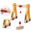 Construction Vehicle Set Atoylink Wooden Magnetic-6