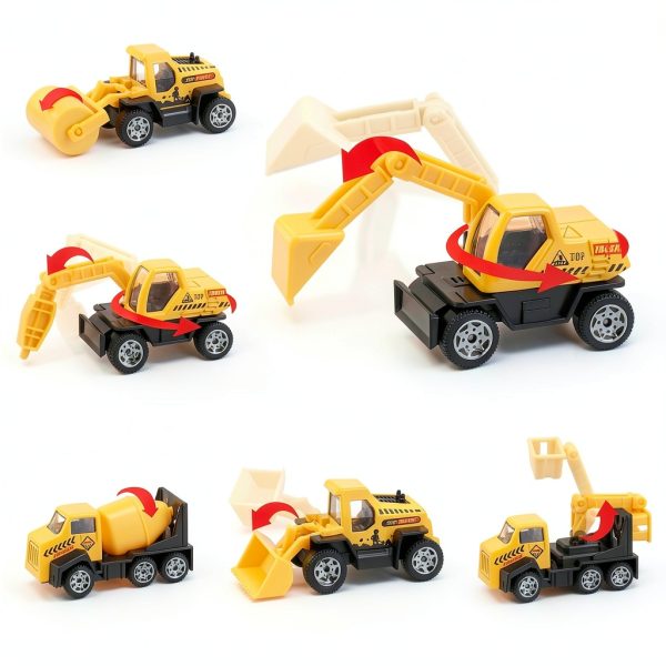 Toy Construction Vehicles TOY Life Mini Set Kids-5