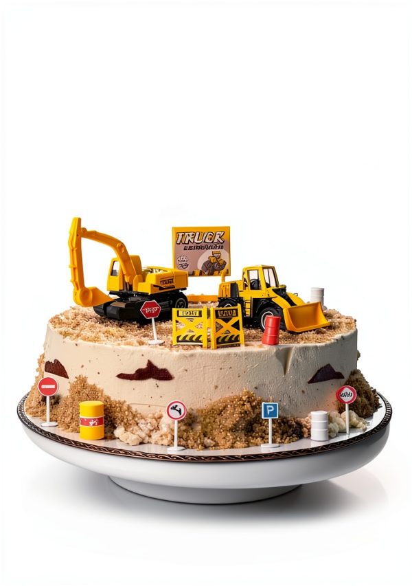 Mini Construction Toy Set LE BAN TOYS 12-Piece Durable Vehicles-2