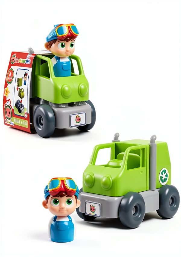 Construction Vehicle Toy Just Play Figure 961253 Small Soft Baby Toy-3