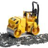 Cat Asphalt Drum Compactor Toy by Bruder with Sharp Bend Steering-2