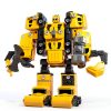 TEMI 5-in-1 Transforming Robot Toy Construction Vehicle Set for Kids-3