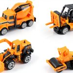 Construction Vehicle Toy Set QWL CP1073 Mini Metal Trucks for Kids-0