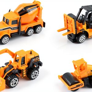 Construction Vehicle Toy Set QWL CP1073 Mini Metal Trucks for Kids-0
