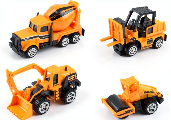 Construction Vehicle Toy Set QWL CP1073 Mini Metal Trucks for Kids-0