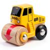 Brio Construction Vehicles Set 63365800 Magnetic Wood Toy for Ages 3+-4