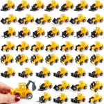 Restroma Mini Construction Vehicle Set 48pcs Kids Toy Trucks-0