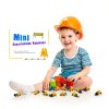 Restroma Mini Construction Vehicle Set 48pcs Kids Toy Trucks-2