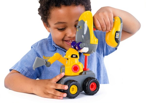 Funrise Cat Playset Vehicle with Motorized Drill Model 83199-3