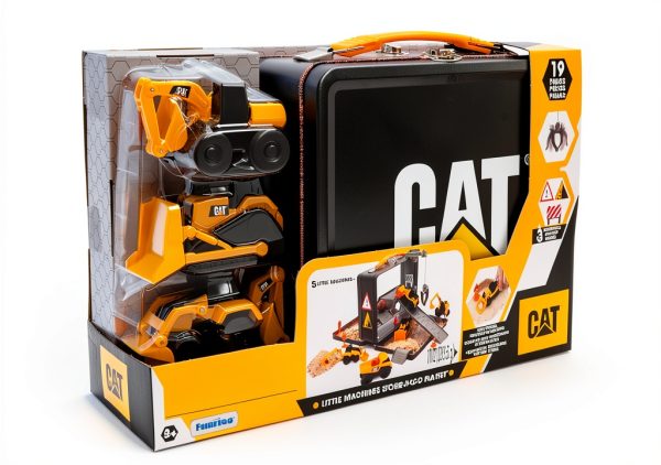 Construction Vehicle Playset by Funrise with Metal Case, 19 Piece-2