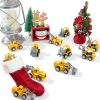 Pull Back Construction Vehicle Set 12-Pack Mini Cars by 3 OTTERS-2