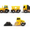 Brio Construction Vehicles Set 63365800 Magnetic Wood Toy for Ages 3+-2