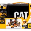 Construction Vehicle Playset by Funrise with Metal Case, 19 Piece-1