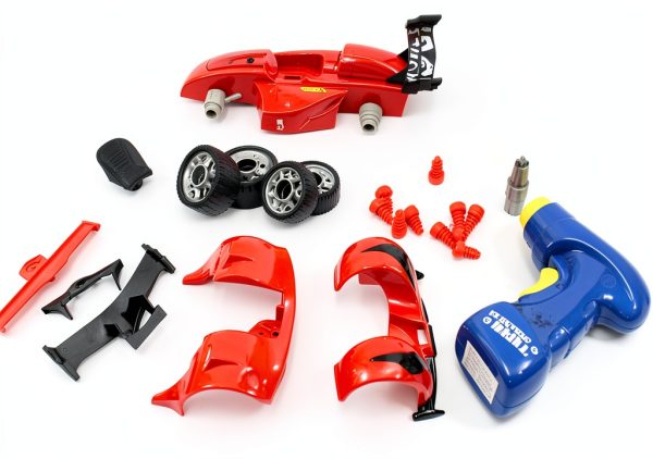 PowerTRC 24‑Piece Take‑Apart Racing Car Toy with Drill-4