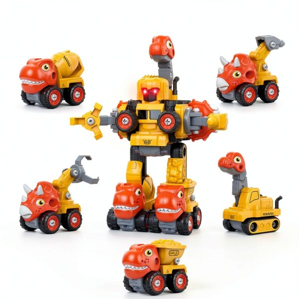 PRUUSKY Toy Construction Vehicle Figure LM910-B for Ages 0-5-7