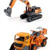 Construction Toy Set Bulldozer Excavator Dump Truck Unimoly 8833-5