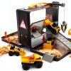 Construction Vehicle Playset by Funrise with Metal Case, 19 Piece-0