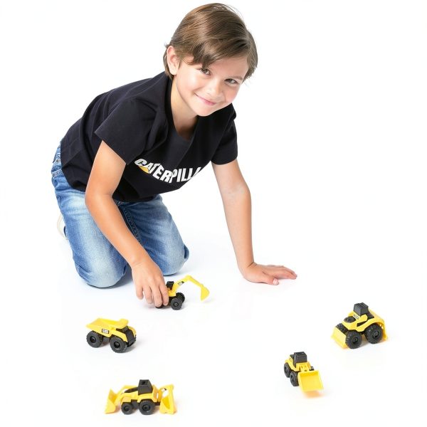 Funrise Mini Construction Vehicle Set 5‑Piece Toy Set for Kids 3+-3