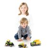 LLT Mini Construction Vehicle Set TRKS6 10.5 Inch Toy Trucks-2