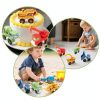 Bigefeixu 988W Construction Toy Set with Excavator, Dump Truck & Crane-5