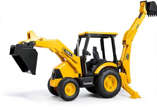 Bruder 1:16 Scale Tractor Loader with Detachable Bucket and Backhoe-1