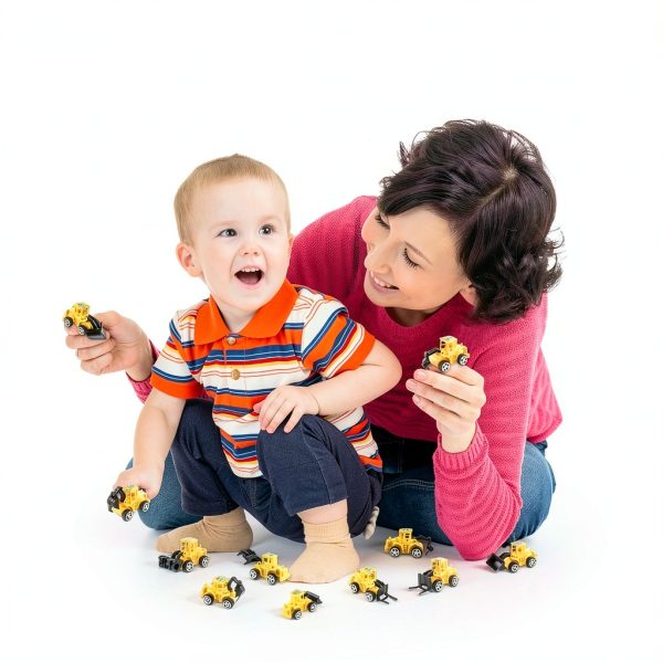 Restroma Mini Construction Vehicle Set 48pcs Kids Toy Trucks-3